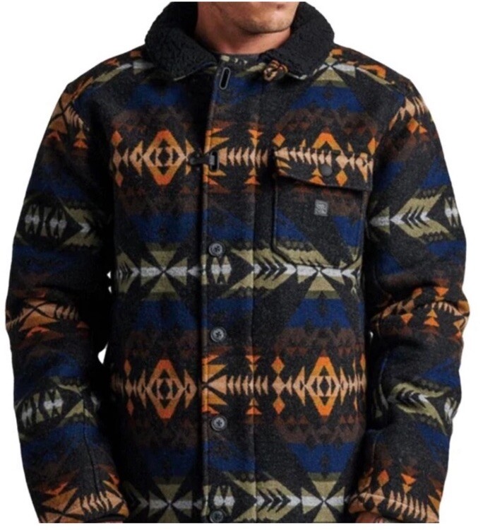 Roark x Pendleton Axeman Southwest Aztec Wool Jacket Coat M New