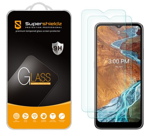 [Paquete de 2] Protector de pantalla de vidrio templado Supershieldz para Nokia G300 5G - Imagen 1 de 5