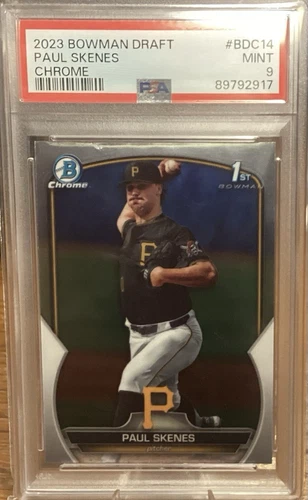 2023 Bowman Draft - Chrome Paul Skenes #BDC-14 PSA 9