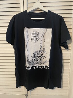 RARE Cult Leader Death Light My Way L T Shirt 2015 SLC Death Metal DSBM HxC GAZA