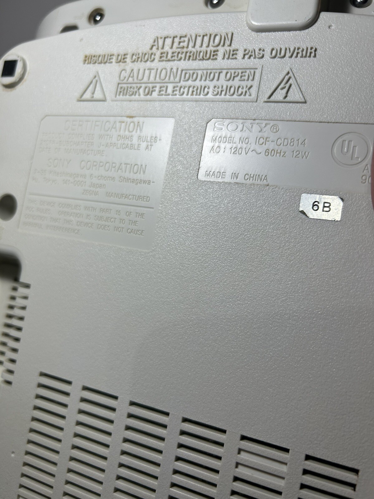 Sony ICFCD814 Dream Machine AM/FM Alarm Clock Radio CD Player Tested