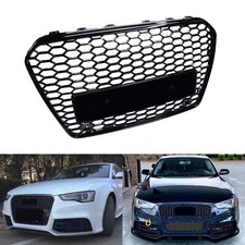 Schwarz Renngitter Kühlergrill für Audi A5 8T3 für LCI 12-17(außer S-Line)