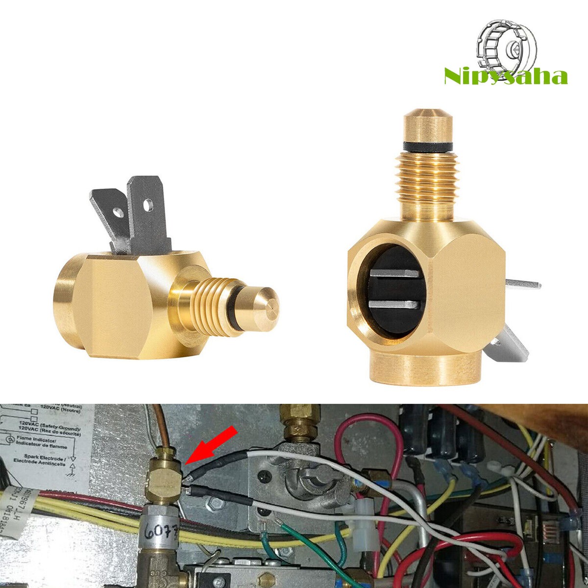 Rv Parts Norcold RV Fridge Gas Flow Interrupter - 2-Pack For  323/322/N260/N300 Models Refrigerator Parts & Accessories