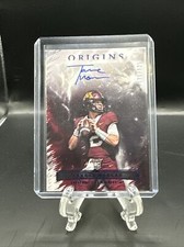 2023 Panini Chronicles Origins Tanner Morgan (RC) Auto #/125. Minnesota Gophers.