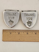 OAK ACORN Gumball/Peanut Machine TEARDROP Chute Flaps Set of TWO Original - 002