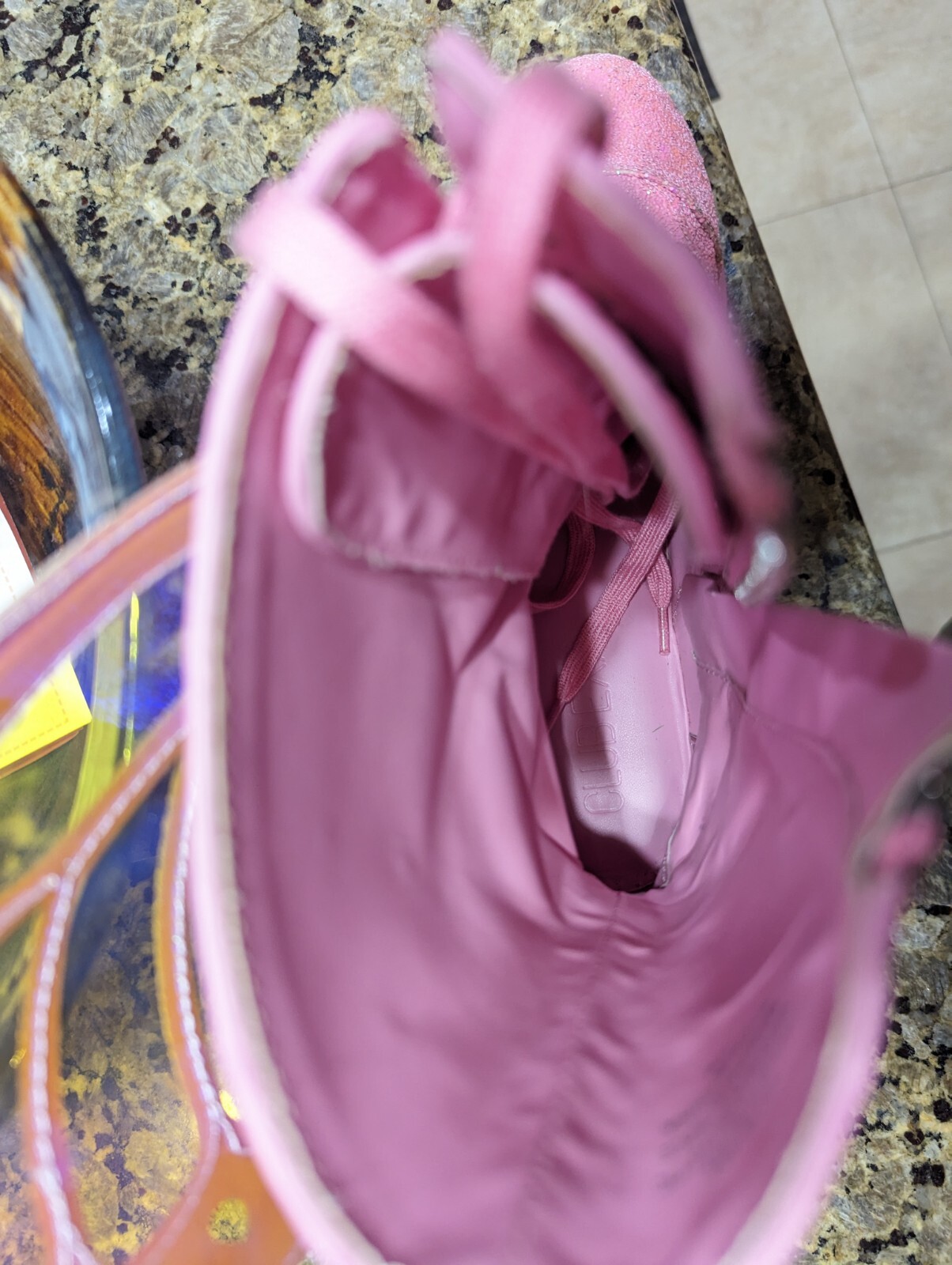 club exx Doll Kill bubblegum metamorphic boots Size 11 Gem