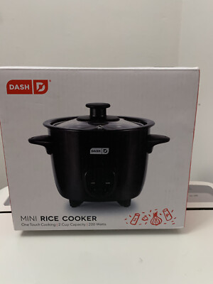 Dash DRCM2002 Mini Rice Cooker Steamer with Removable Nonstick Pot, Keep Warm