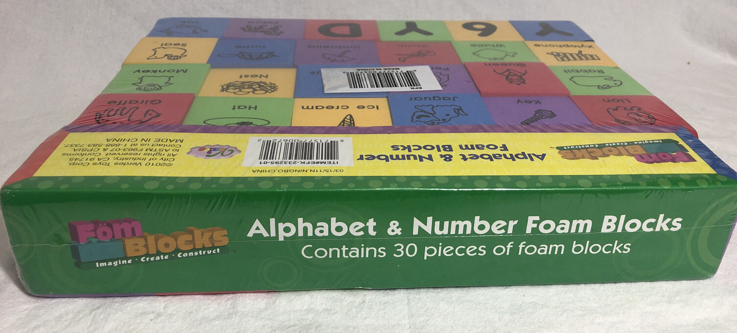 verdes toys foam blocks