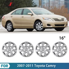 16 For 2007-2011 Toyota Camry Set Of 4 Wheel Covers Full Rim Snap On Hubcaps