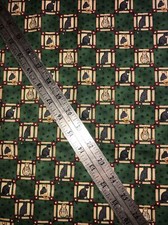 Cats In Squares Paw Prints Debbie Mumm SSI Cotton Fabric 1/2 Yard 18 By 44