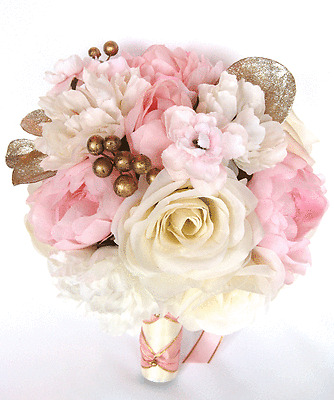 Light Pink Rose Wedding Bouquet