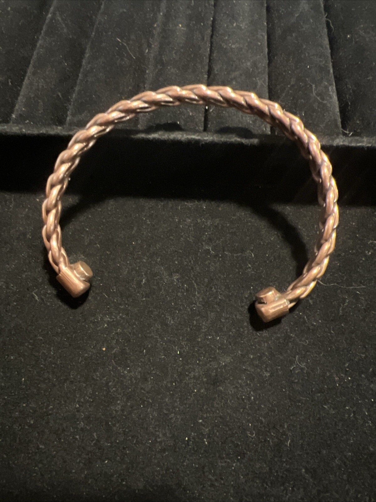 Vintage Solid Copper Cuff Bracelet For Women and … - image 8