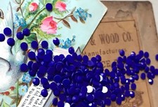 Vintage Swarovski Stones, Navy Blue, Unfoiled, 3mm, Made in Austria,12SS, 1705A