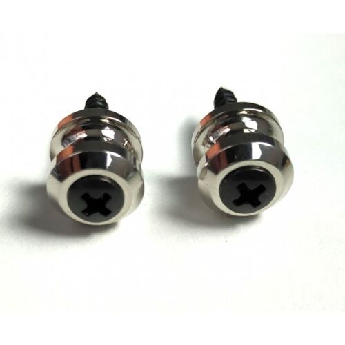 2 Nickel Replacement Strap Lock Boutons Schaller style - 第 1/4 張圖片