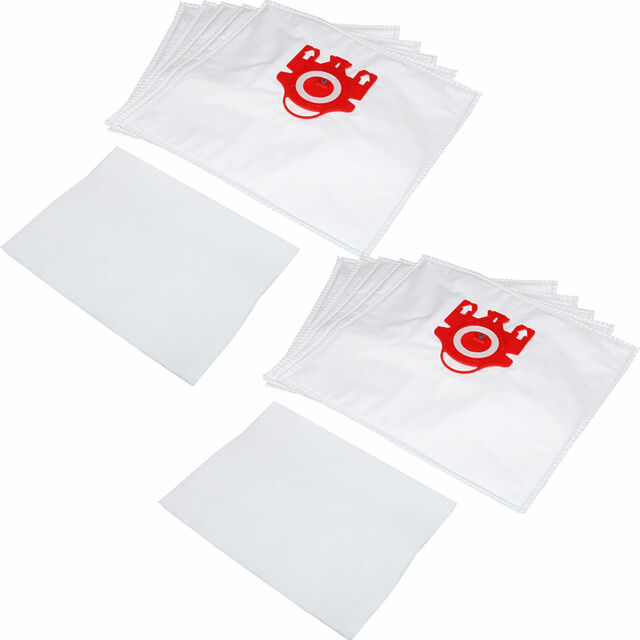 20 x FJM Microfibre Vacuum  Bags For Miele C1 C2 Compact 4 FREE Hoover Filters