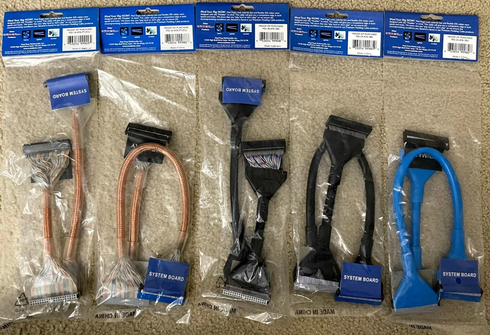 Mad Dog Premium ROUNDED ATA133 IDE/EIDE cable NEW IN PACKAGE - Image 2 of 4