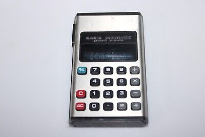 Vintage 1975 Casio Pocket Mini Calculator CP-801C working | eBay Vintage 1975 Casio Pocket Mini Calculator CP-801C working | eBay