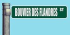 Bouvier Des Flandres St Sign Heavy Duty Aluminum Road Sign 17" x 4"