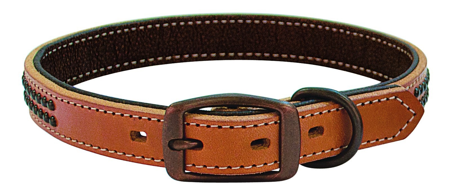 Weaver Pet Heritage Choice Halsband – Einlagiges Burgunder-Leder | 2,5 Cm Breite, 63,5 Cm Länge
