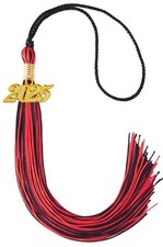Graduation Tassel 2025Black and Red Graduation Tassel for Graduation Cap 2025...