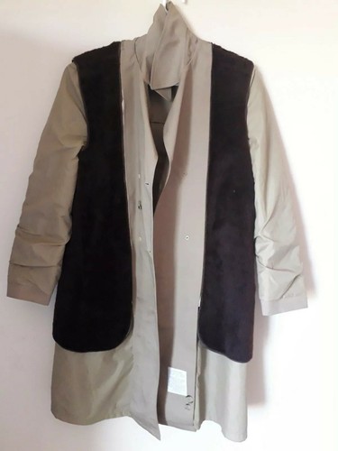 Anderson Little VTG Men's Double Breasted Lined Spread Neck Trench Coat 42Long - Picture 10 of 12