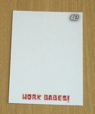 2022 5finity Work Babes BLANK sketch card 1/1 Artist Exclusive AE