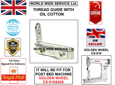 GOLDEN WHEEL CS-810/820 PFOSTENBETT FADENFÜHRUNG MIT ÖL BAUMWOLLE NÄHMASCHINENTEIL