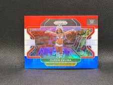 2022 Panini Prizm WWE QUEEN ZELINA Red White Blue Holo