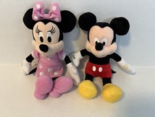 Disney Mickey Mouse AND Minnie Mouse Plush Lot