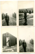 U.S. MILITARY WWII ERA. SOLDERS IN CASUAL POSES. 7 SET. 