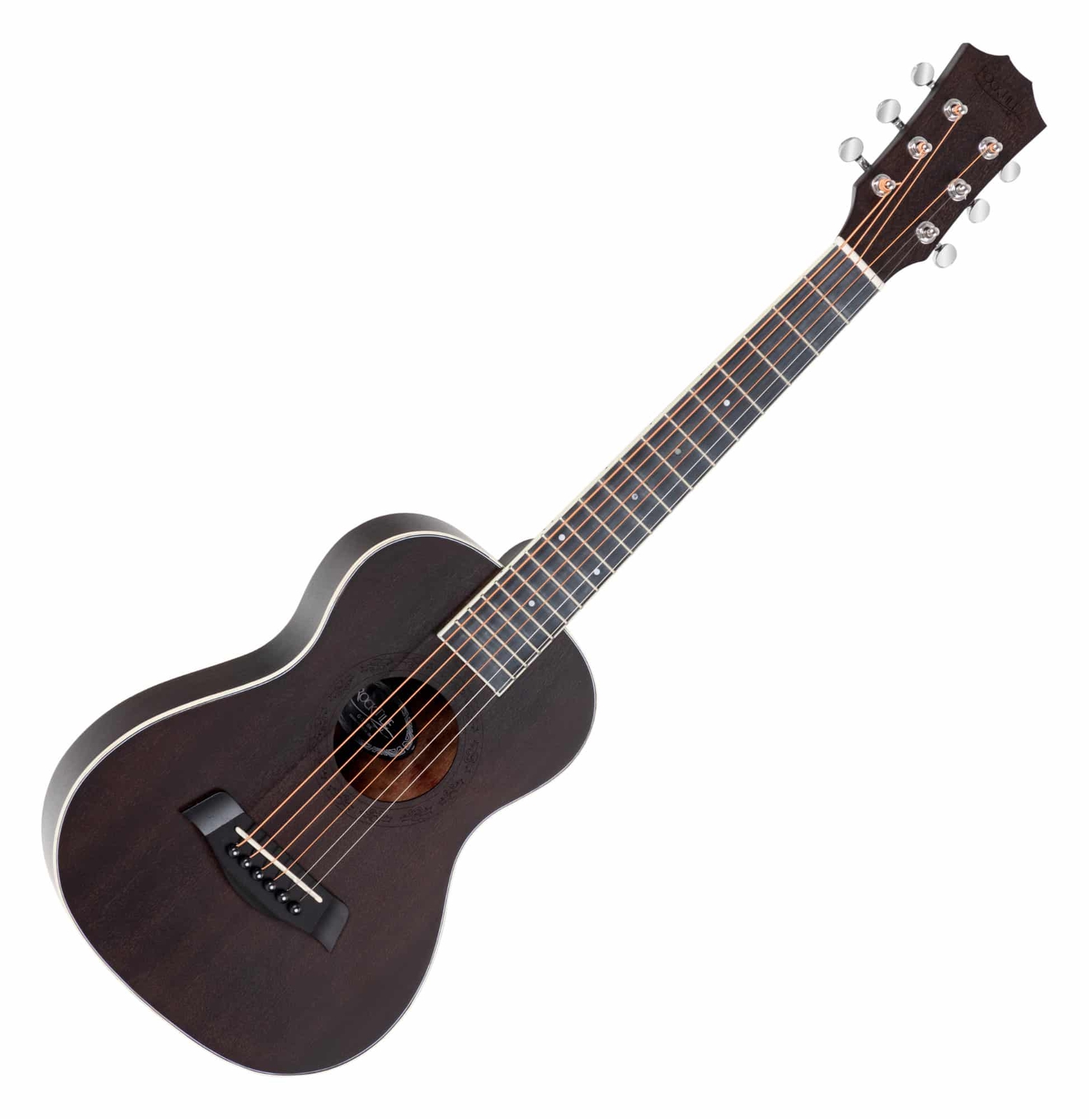 Rocktile Guitalele Ukulele Guitarlele Chitarra Classica da Viaggio Legno Nero