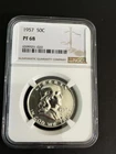 1957 Proof Franklin Half Dollar NGC PF68 50c 90% Silver