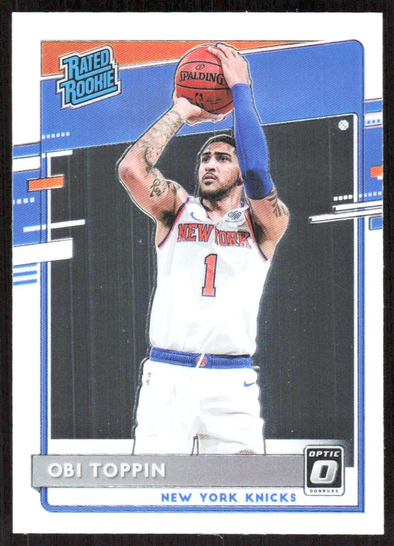 2020-21 8870D Donruss Optic RATED ROOKIE Obi Toppin Rookie New York Knicks #158