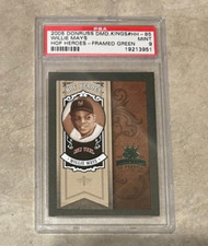 2005 Willie Mays Donruss Diamond Kings HOF Heroes Green Framed /50 #HH85 PSA 9