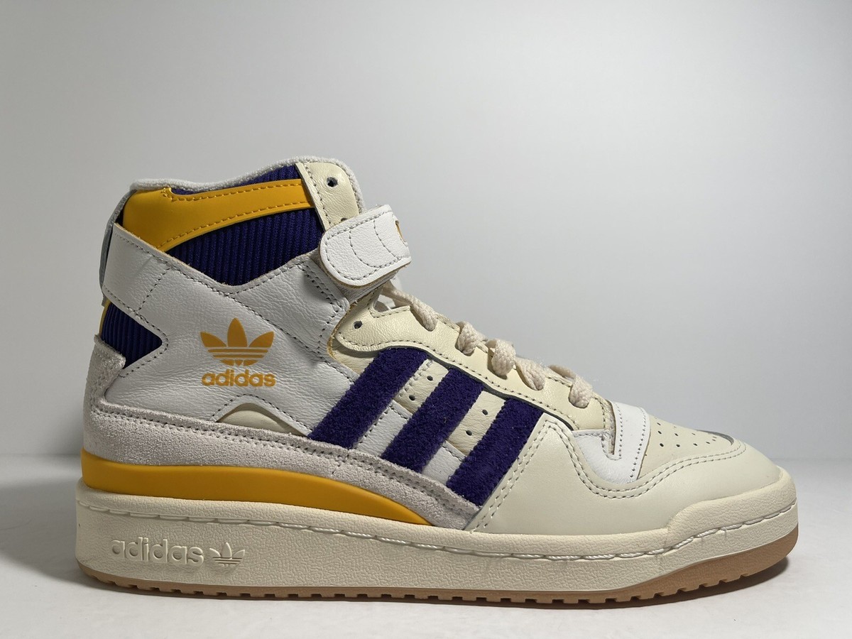 New Adidas Forum 84 High Lakers GX9054 Men's Size 8 US High