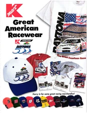 K-Mart Print Advert Great American Race Wear NASCAR