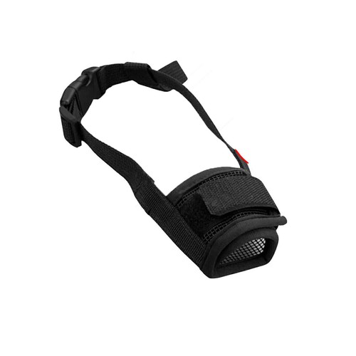 Adjustable Pet Dog Mask Bark Bite Mesh Mouth Muzzle Grooming Anti Stop Chewing - Picture 21 of 22
