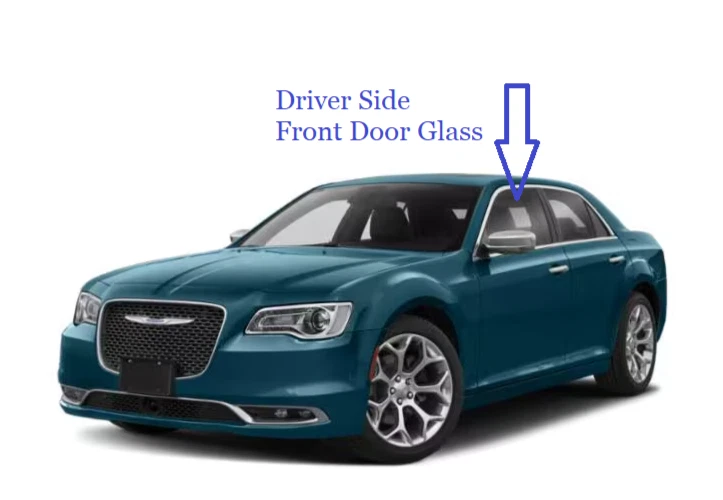 Fits 2011-2020 Chrysler 300 Driver Side (Left) Front Door Glass (Tempered Glass) Foto 2 de 2
