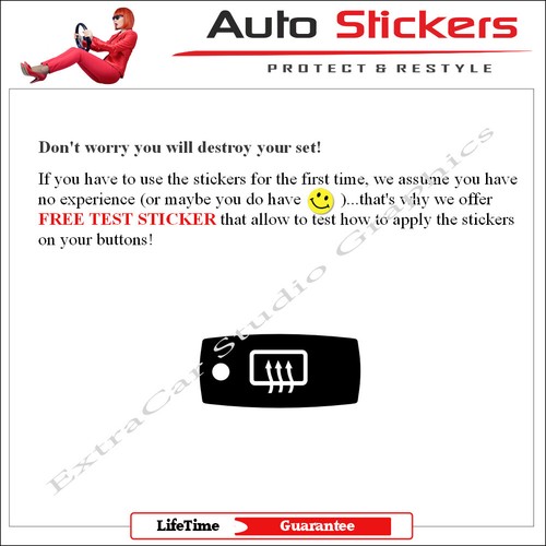 Fiat Croma Clima Panel Stickers Decals for Repair Worn Button Knob Switch - Imagen 2 de 6