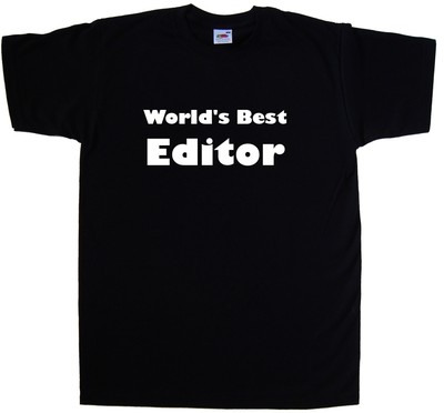World's Best Editor T-Shirt