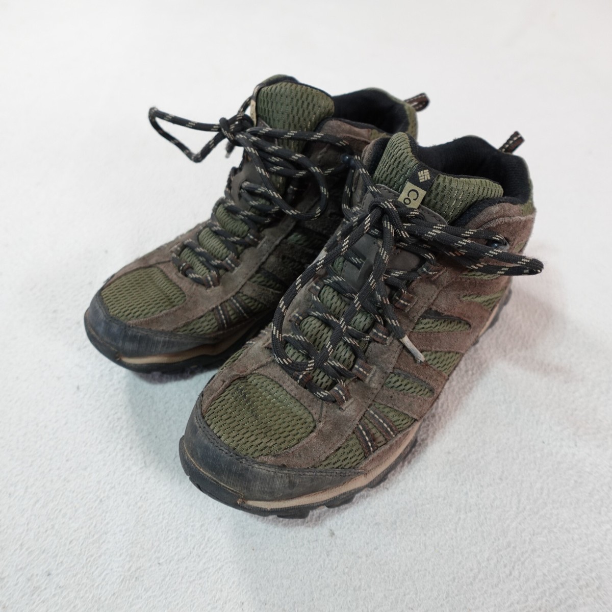 Columbia Hiking Shoes 7.5 Brown Mid Ankle Waterproof Charter Oak