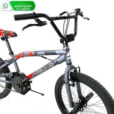 Bicicletta BMX Velopoli BAMBINO 20" + PEG POGGIAPIEDI Manubrio 360° Camo Rosso