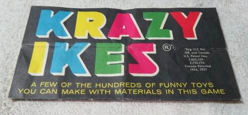 Vintage KRAZY IKES by Whitman Co. No 4731 Illustration Brochure 