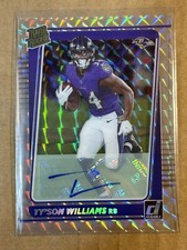 CASE HIT SUPER SHORT PRINT AUTO HOLO MOSAIC 2021 CLEARLY DONRUSS TY'SON WILLIAMS