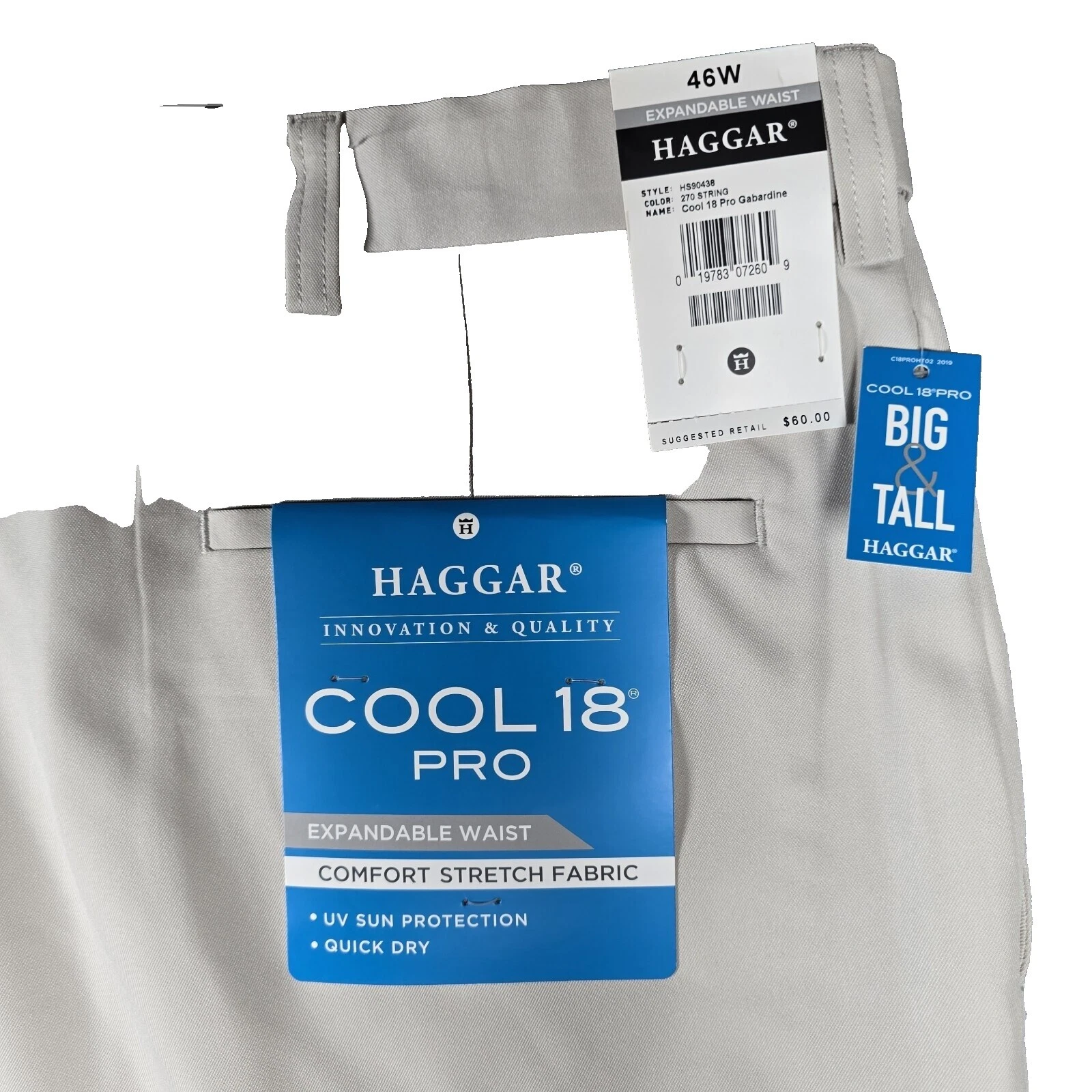 Haggar Polyester Big & Tall Men's 46 Size