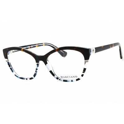 Guess By Marciano Women's Eyeglasses Havana/Other Cat Eye Full Rim GM0376 056