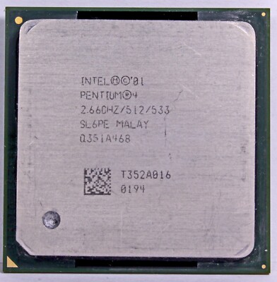 Intel Pentium 4 2.66GHz/512/533 SL6PE Socket 478