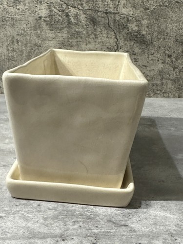 Pottery Barn Chalkboard Planter Box Ceramic Off White - Picture 19 of 21