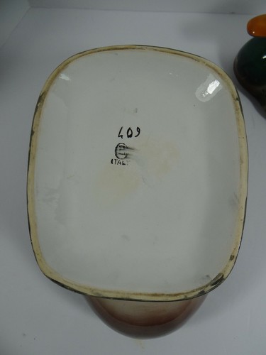 Vintage Mallard Duck Soup Tureen Italy No Ladle 10 Cups Flawed - Picture 10 of 12