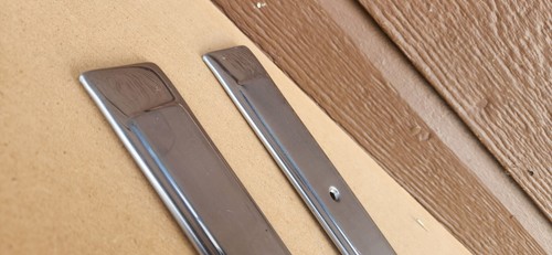 1973 - 1977 chevy monte carlo cutlass stainless bench seat trim front (Set) - Picture 11 of 13